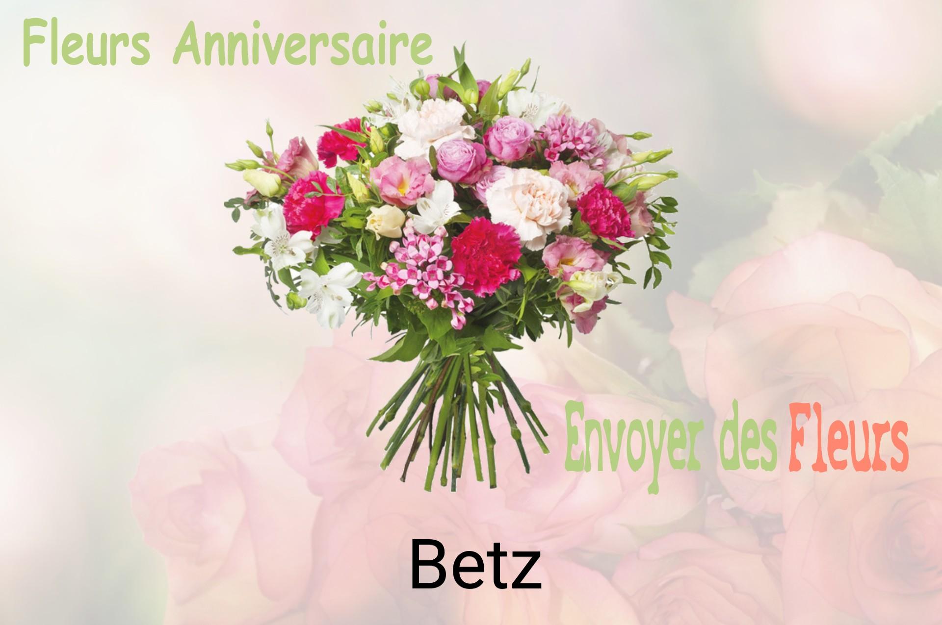 Bouquet de fleurs d’anniversaire livré à Betz