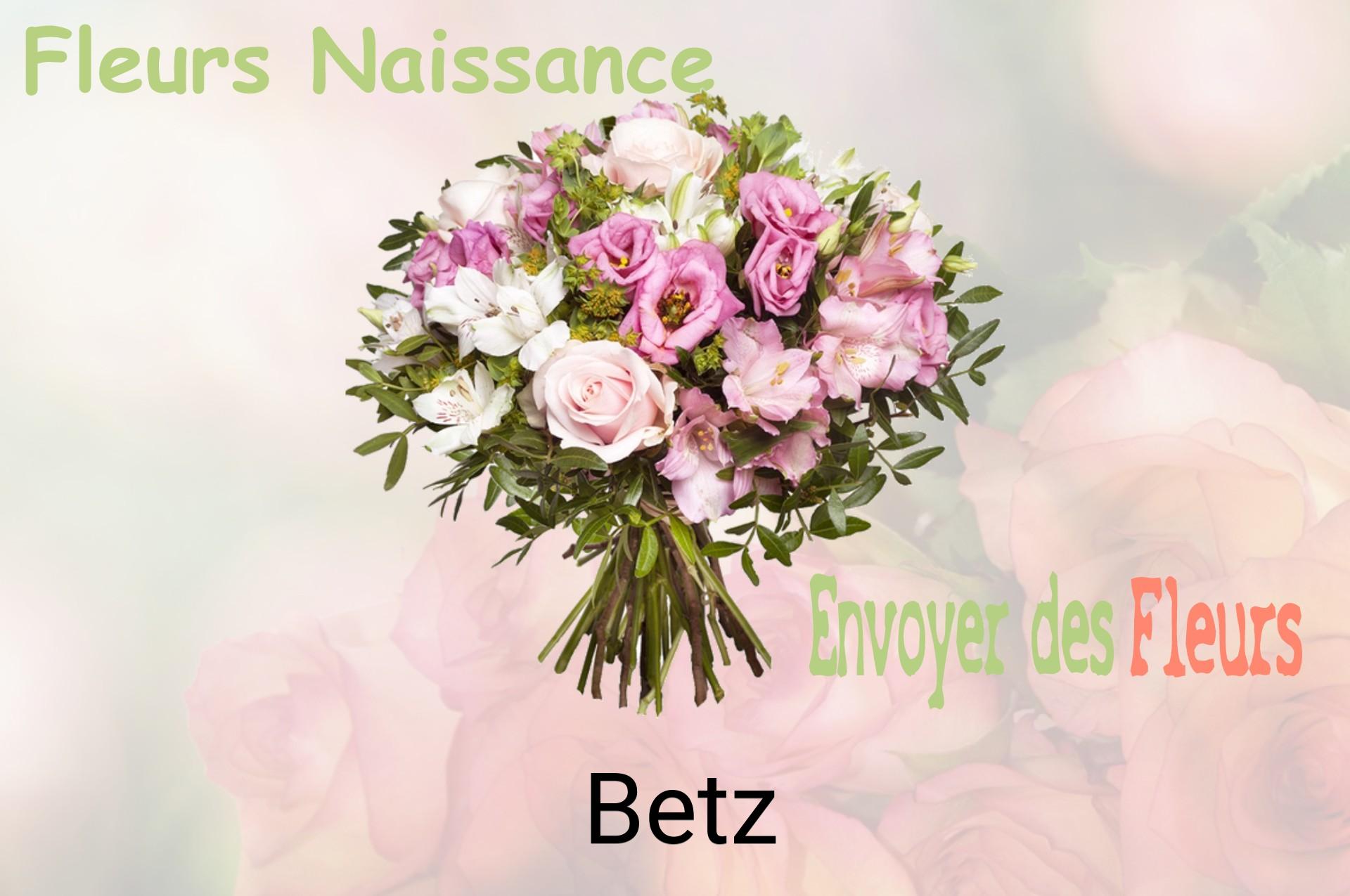 Bouquet de fleurs de naissance livré à Betz
